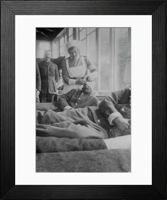 Framed Print : Corporal J. Mant in Canadian Hospital, Le Touquet, between c1910 and c1915. Creator: Bain News Service Framed Print : Corporal J. Mant in Canadian Hospital, Le Touquet, between c1910 and c1915. Creator: Bain News Service
