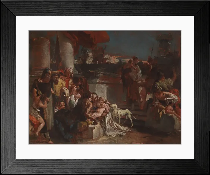 Framed Print : The circumcision, 1725-1726. Creator: Tiepolo, Giambattista (1696-1770) Framed Print : The circumcision, 1725-1726. Creator: Tiepolo, Giambattista (1696-1770)