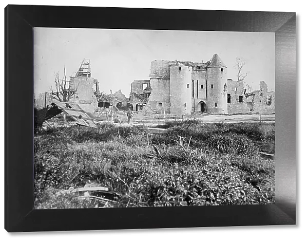 Chateau, Somme district, between c1915 and c1920. Creator: Bain News Service