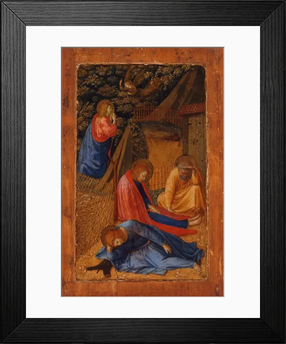 Framed Print : Christ on the Mount of Olives, 1428-1429. Creator: Angelico, Fra Giovanni, da Fiesole (around 1400-1455) Framed Print : Christ on the Mount of Olives, 1428-1429. Creator: Angelico, Fra Giovanni, da Fiesole (around 1400-1455)