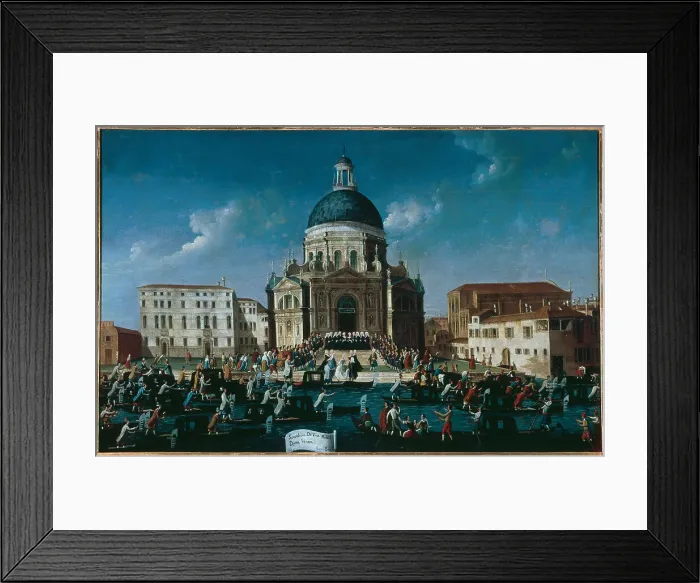 Framed Print : The wedding of a noble lady in Santa Maria della Salute, 1779-1792. Creator: Bella, Gabriele (1730-1799) Framed Print : The wedding of a noble lady in Santa Maria della Salute, 1779-1792. Creator: Bella, Gabriele (1730-1799)