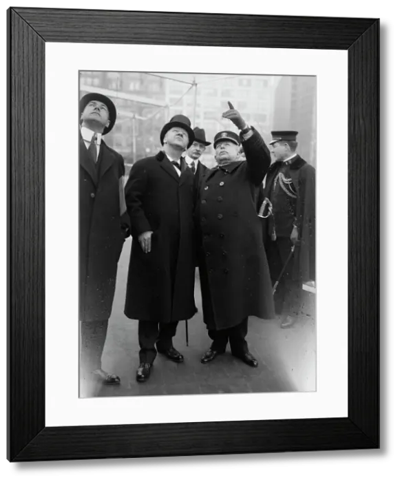Framed Print : Secy Daniels, Capt. C.A. Adams, 16 Mar 1918. Creator: Bain News Service Framed Print : Secy Daniels, Capt. C.A. Adams, 16 Mar 1918. Creator: Bain News Service