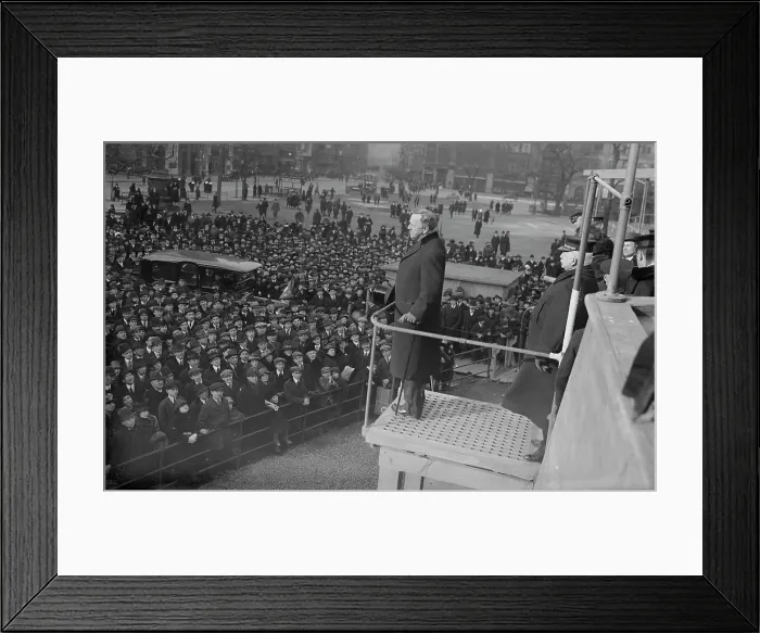 Framed Print : Secy Daniels on RECRUIT, 16 Mar 1918. Creator: Bain News Service Framed Print : Secy Daniels on RECRUIT, 16 Mar 1918. Creator: Bain News Service