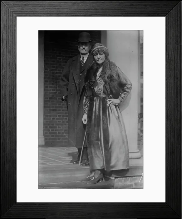 Framed Print : M.T. Herrick & Anne Morgan, (1918?). Creator: Bain News Service. M.T. Herrick & Anne Morgan, (1918?). Creator: Bain News Service Framed Print : M.T. Herrick & Anne Morgan, (1918?). Creator: Bain News Service. M.T. Herrick & Anne Morgan, (1918?). Creator: Bain News Service