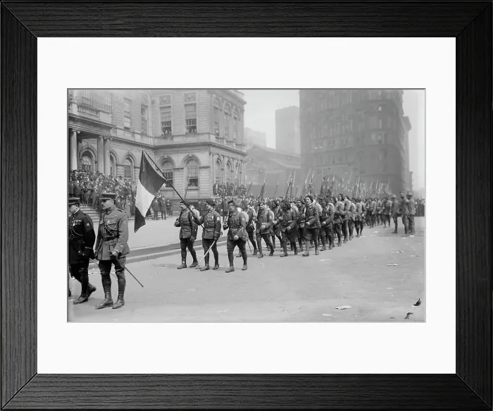 Framed Print : French chasseurs, 1918. Creator: Bain News Service Framed Print : French chasseurs, 1918. Creator: Bain News Service