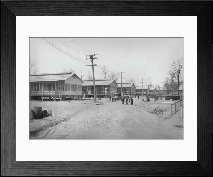 Framed Print : War Hospital, Iselin, 1918 or 1919. Creator: Bain News Service Framed Print : War Hospital, Iselin, 1918 or 1919. Creator: Bain News Service
