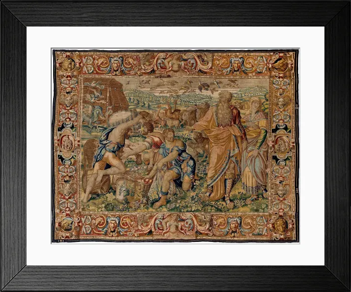 Framed Print : The entry of the animals into Noah's Ark, c.1610. Creator: Eynde, Catherine van den (active 1605-1629) Framed Print : The entry of the animals into Noah's Ark, c.1610. Creator: Eynde, Catherine van den (active 1605-1629)