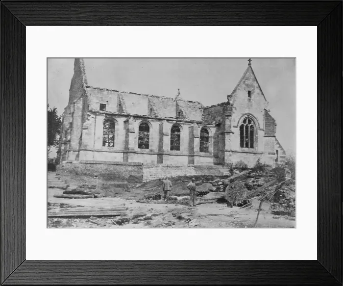 Framed Print : Herleville, 1916. Creator: Bain News Service Framed Print : Herleville, 1916. Creator: Bain News Service