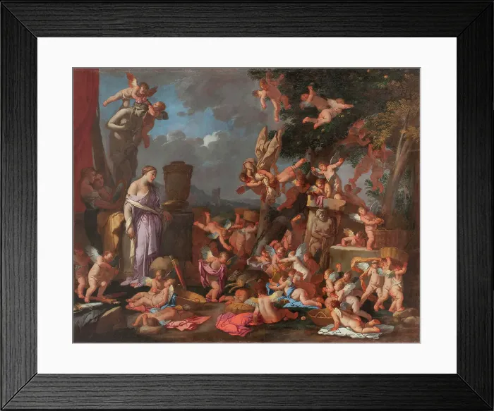 Framed Print : The Venus Festival, Mid-17th century. Creator: Carpioni, Giulio (1613-1678) Framed Print : The Venus Festival, Mid-17th century. Creator: Carpioni, Giulio (1613-1678)
