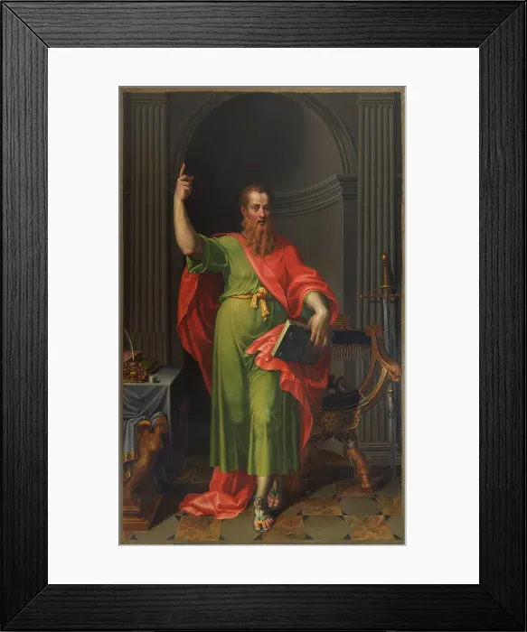 Framed Print : Saint Paul, 1585. Creator: Tibaldi, Pellegrino (1527-1596) Framed Print : Saint Paul, 1585. Creator: Tibaldi, Pellegrino (1527-1596)