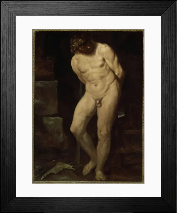 Framed Print : Samson in chains, c.1594. Creator: Carracci, Annibale (1560-1609) Framed Print : Samson in chains, c.1594. Creator: Carracci, Annibale (1560-1609)