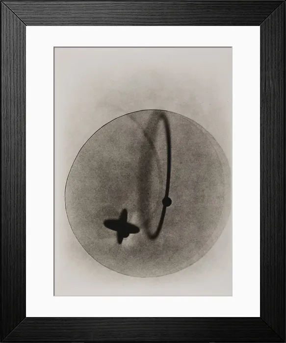 Framed Print : Photogram (positive), 1924. Creator: Moholy-Nagy, Laszlo (1895-1946) Framed Print : Photogram (positive), 1924. Creator: Moholy-Nagy, Laszlo (1895-1946)