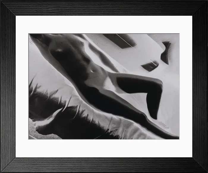 Framed Print : Nude (negative), 1931. Creator: Moholy-Nagy, Laszlo (1895-1946) Framed Print : Nude (negative), 1931. Creator: Moholy-Nagy, Laszlo (1895-1946)