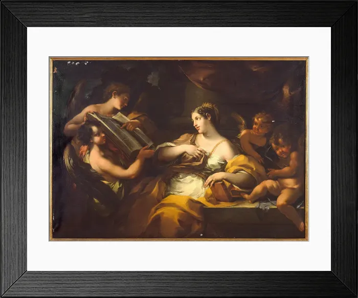 Framed Print : Saint Catherine of Alexandria, First half of the 18th century. Creator: Rocca, Michele (around 1670-um 1751) Framed Print : Saint Catherine of Alexandria, First half of the 18th century. Creator: Rocca, Michele (around 1670-um 1751)