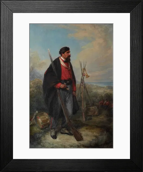 Framed Print : Portrait of Vittore Tasca (1821-1891), 1863. Creator: Carnovali, Giovanni (1804-1873) Framed Print : Portrait of Vittore Tasca (1821-1891), 1863. Creator: Carnovali, Giovanni (1804-1873)