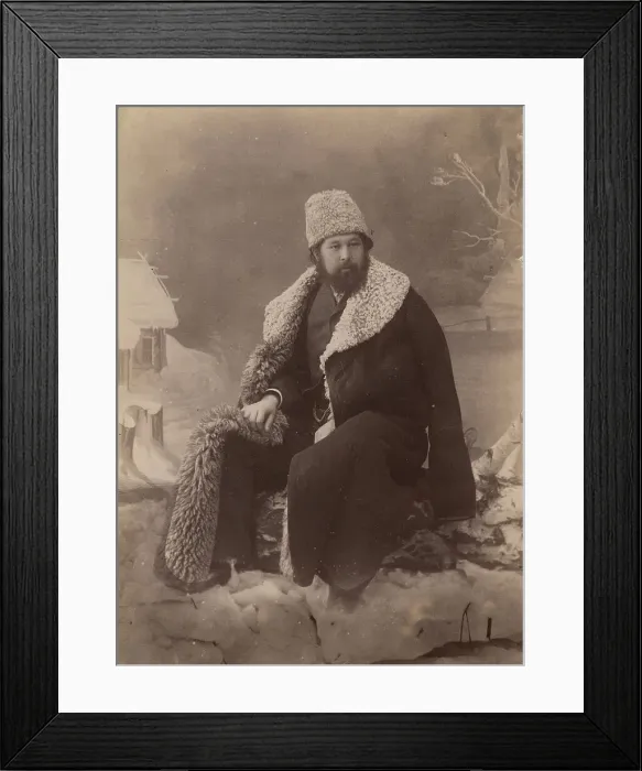Framed Print : Photo portrait of the merchant of the 2nd guild Vasily Ivanovich Karnakov, 1890. Creator: Akselrod Framed Print : Photo portrait of the merchant of the 2nd guild Vasily Ivanovich Karnakov, 1890. Creator: Akselrod