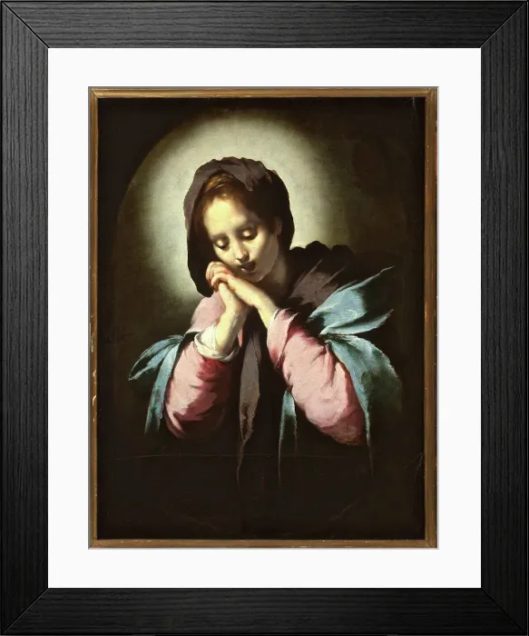 Framed Print : Mother of Sorrows, c.1610. Creator: Strozzi, Bernardo (1581-1644) Framed Print : Mother of Sorrows, c.1610. Creator: Strozzi, Bernardo (1581-1644)