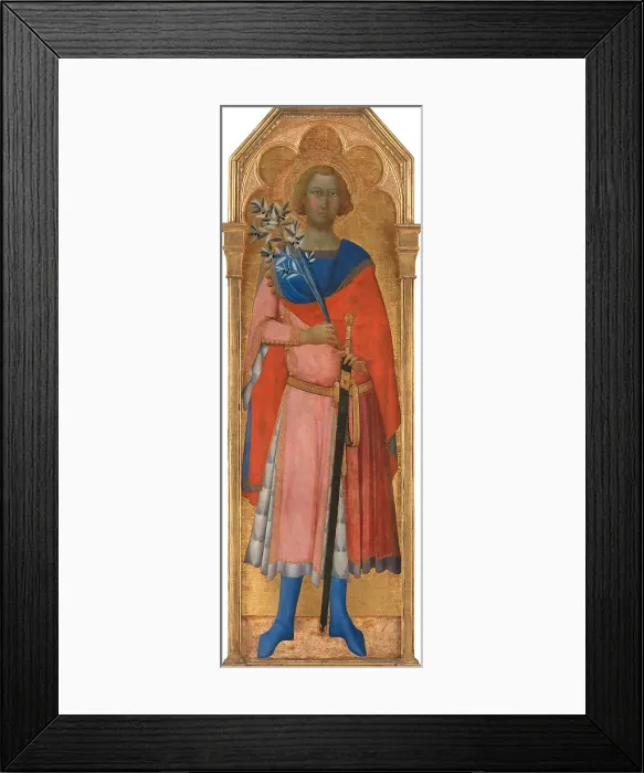 Framed Print : Saint Victor of Siena, c.1350. Creator: Master of the Madonna of the Palazzo Venezia (active 1340-1360) Framed Print : Saint Victor of Siena, c.1350. Creator: Master of the Madonna of the Palazzo Venezia (active 1340-1360)