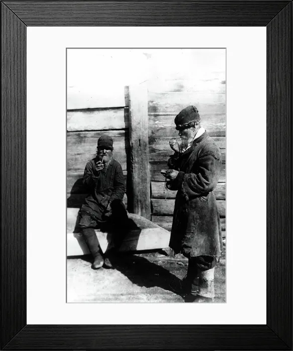 Framed Print : Peasants - chaldons of the city of Krasnoyarsk, 1880. Creator: Unknown Framed Print : Peasants - chaldons of the city of Krasnoyarsk, 1880. Creator: Unknown