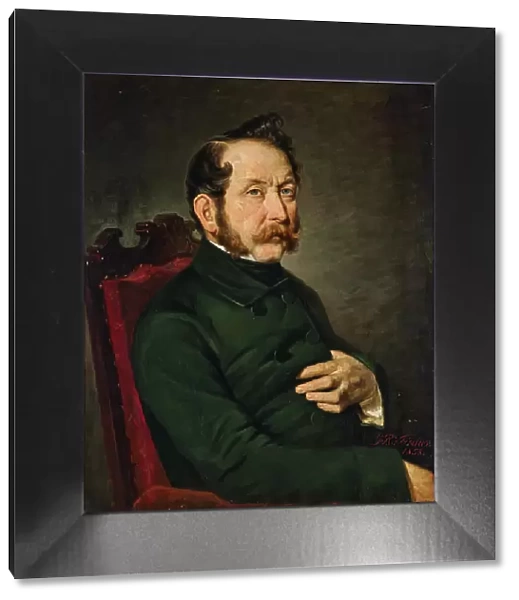 Portrait of Karl Eduard von Paulus (1803-1878), 1852. Creator: Fischer, Gottlob Christoph Jacob (1829-1905)