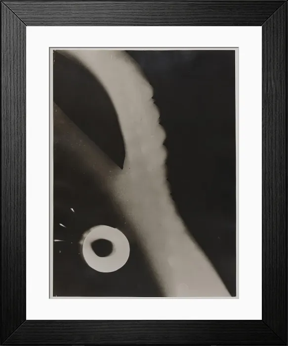 Framed Print : Photogram, c.1925. Creator: Moholy-Nagy, Laszlo (1895-1946) Framed Print : Photogram, c.1925. Creator: Moholy-Nagy, Laszlo (1895-1946)