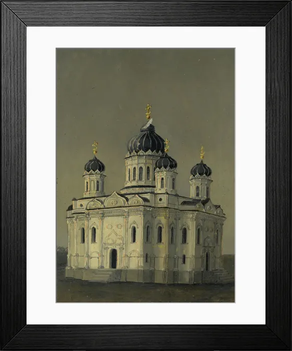 Framed Print : Newly Built Holy Trinity Cathedral, 1880. Creator: Unknown Framed Print : Newly Built Holy Trinity Cathedral, 1880. Creator: Unknown