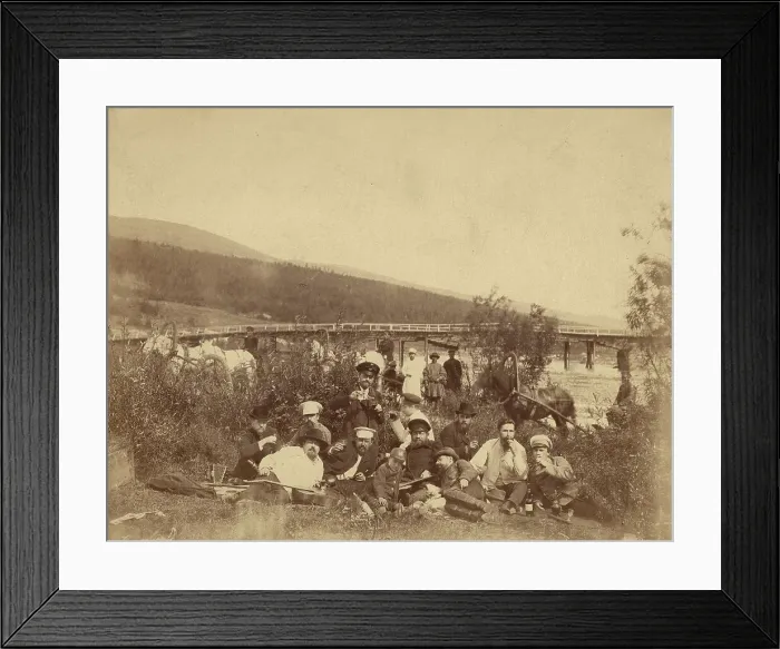 Framed Print : Picnic at the Uspenskii Mine, 1890. Creator: Unknown Framed Print : Picnic at the Uspenskii Mine, 1890. Creator: Unknown
