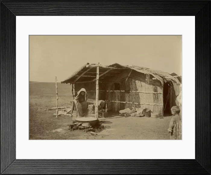 Framed Print : Laundry on Lake Shira, 1900-1909. Creator: LI Vonago Framed Print : Laundry on Lake Shira, 1900-1909. Creator: LI Vonago