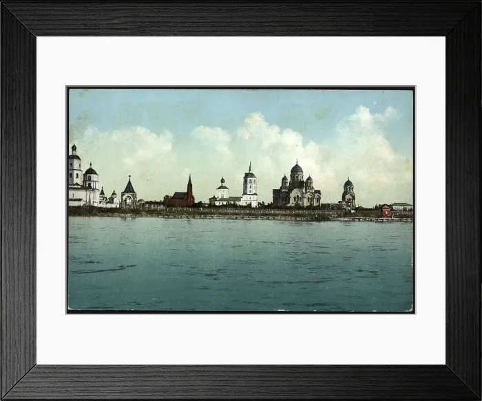 Framed Print : Irkutsk. City View From the Angara River, 1904-1914. Creator: Unknown Framed Print : Irkutsk. City View From the Angara River, 1904-1914. Creator: Unknown