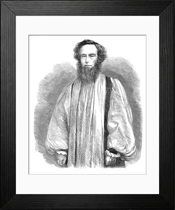 Framed Print : The Right Rev. Dr Bromby, the new Bishop of Tasmania, 1864. Creator: Unknown Framed Print : The Right Rev. Dr Bromby, the new Bishop of Tasmania, 1864. Creator: Unknown