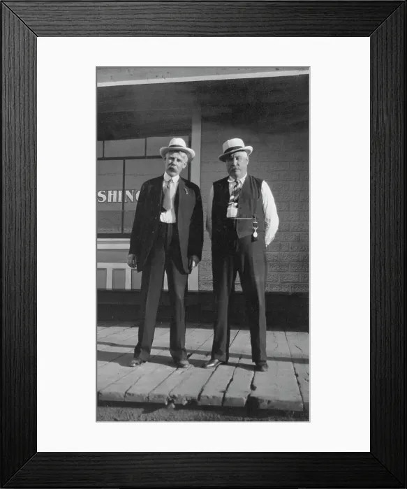 Framed Print : Tom Magowan and Bill McFee, between c1900 and 1916. Creator: Unknown Framed Print : Tom Magowan and Bill McFee, between c1900 and 1916. Creator: Unknown