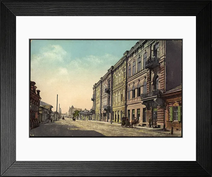 Framed Print : Irkutsk. 6th Soldiers Street. Zamiatin House, 1904-1914. Creator: Unknown Framed Print : Irkutsk. 6th Soldiers Street. Zamiatin House, 1904-1914. Creator: Unknown