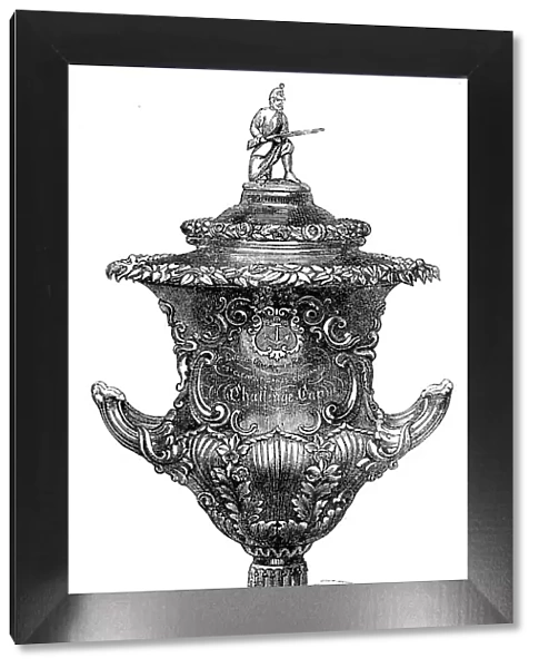 The St. Clement Danes Rifle Challenge Cup, won by Captain Scrivener, 1864. Creator: Unknown