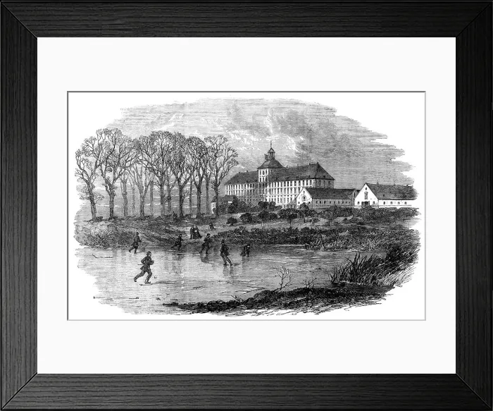 Framed Print : The Schleswig-Holstein Difficulty: the Palace of Gottorf, at Schleswig, 1864. Creator: Unknown Framed Print : The Schleswig-Holstein Difficulty: the Palace of Gottorf, at Schleswig, 1864. Creator: Unknown