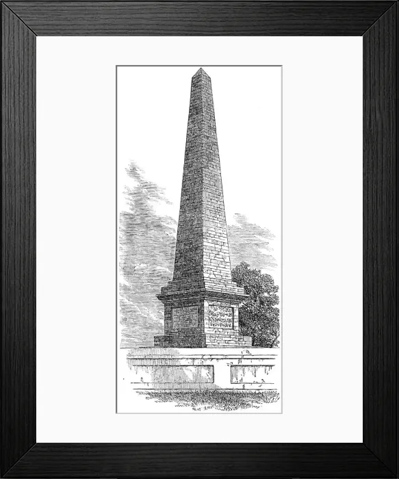 Framed Print : Monument of the Battle of Chillianwalla, 1864. Creator: Unknown Framed Print : Monument of the Battle of Chillianwalla, 1864. Creator: Unknown