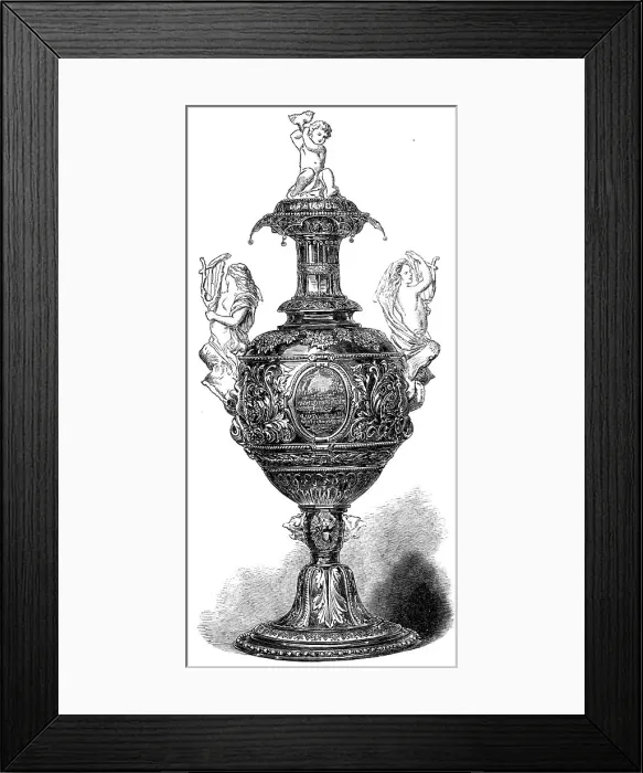 Framed Print : Royal Victoria Yacht-Club Regatta: the Commodore's Cup, 1864. Creator: Unknown Framed Print : Royal Victoria Yacht-Club Regatta: the Commodore's Cup, 1864. Creator: Unknown