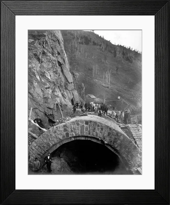 Framed Print : View of an Underpass Arch at Verst 15, 1900-1904. Creator: Unknown Framed Print : View of an Underpass Arch at Verst 15, 1900-1904. Creator: Unknown