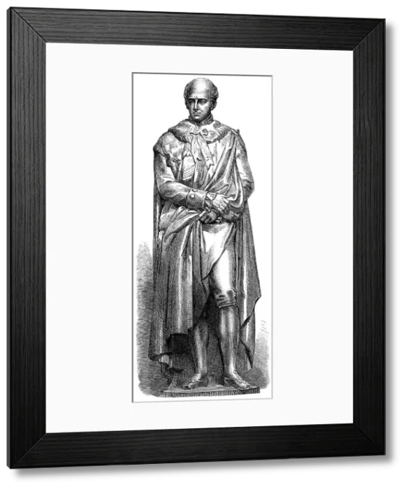 Framed Print : Statue of the late Duke of Bedford, at Tavistock, by E. B. Stephens, A.R.A. 1864. Creator: Unknown Framed Print : Statue of the late Duke of Bedford, at Tavistock, by E. B. Stephens, A.R.A. 1864. Creator: Unknown