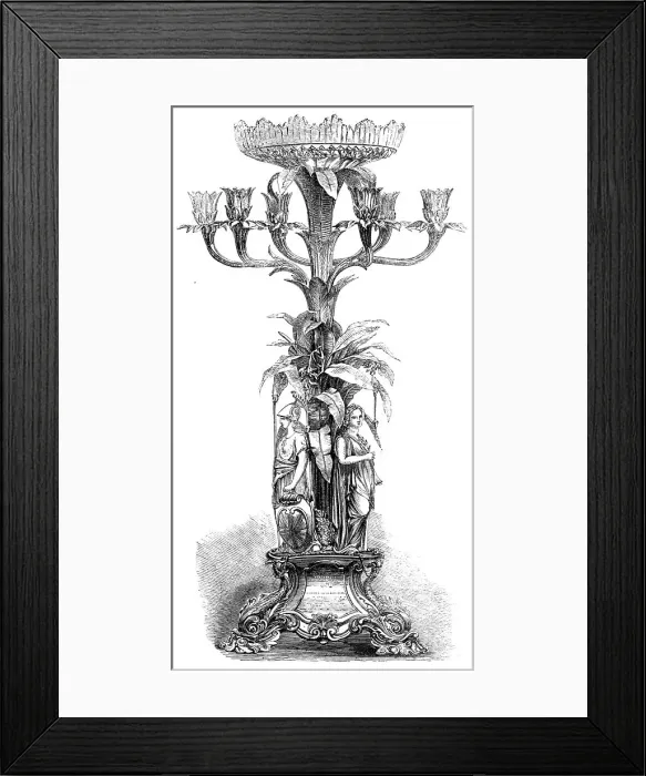 Framed Print : Testimonial to Vice-Admiral Sir Alexander Milne, from Bermuda, 1864. Creator: Unknown Framed Print : Testimonial to Vice-Admiral Sir Alexander Milne, from Bermuda, 1864. Creator: Unknown