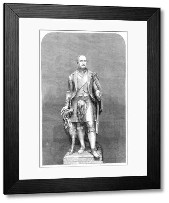 Framed Print : Statue of the late Prince Consort, at Balmoral, by W. Theed, 1864. Creator: Unknown Framed Print : Statue of the late Prince Consort, at Balmoral, by W. Theed, 1864. Creator: Unknown
