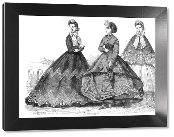 Paris fashions for September, 1864. Creator: Unknown