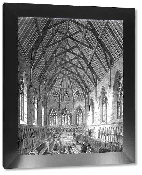 Bromley College, Kent, established for the widows of clergymen: the Chapel, 1864. Creator: Unknown