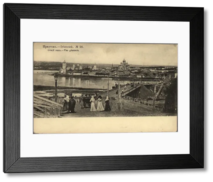 Framed Print : Irkutsk. General View, 1904-1917. Creator: Unknown Framed Print : Irkutsk. General View, 1904-1917. Creator: Unknown