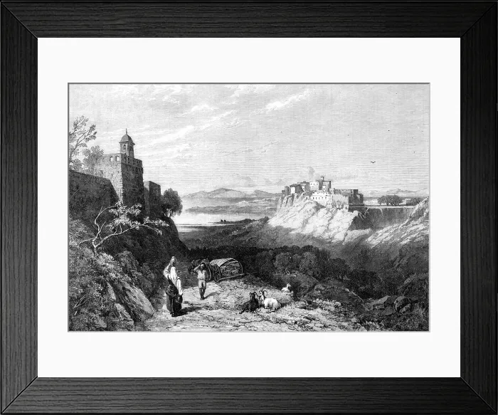 Framed Print : City of Chiusi, Etruria, by T. M. Richardson, from the exhibition... 1864. Creator: W Palmer. City of Chiusi, Etruria, by T. M. Richardson, from the exhibition... 1864. Creator: W Palmer Framed Print : City of Chiusi, Etruria, by T. M. Richardson, from the exhibition... 1864. Creator: W Palmer. City of Chiusi, Etruria, by T. M. Richardson, from the exhibition... 1864. Creator: W Palmer