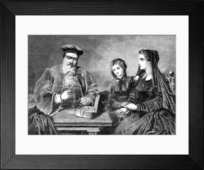Framed Print : The Reverse of Fortune, by Mademoiselle Amanda Fougère...the Paris Exhibition of Fine Arts, 1864. Creator: W Thomas. The Reverse of Fortune, by Mademoiselle Amanda Fougère...the Paris Exhibition of Fine Arts, 1864 Framed Print : The Reverse of Fortune, by Mademoiselle Amanda Fougère...the Paris Exhibition of Fine Arts, 1864. Creator: W Thomas. The Reverse of Fortune, by Mademoiselle Amanda Fougère...the Paris Exhibition of Fine Arts, 1864