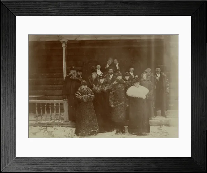 Framed Print : Wedding of Yudin L.G. son of G.V. Yudin, Krasnoyarsk merchant, wine merchant, gold miner, 1900. Creator: Unknown