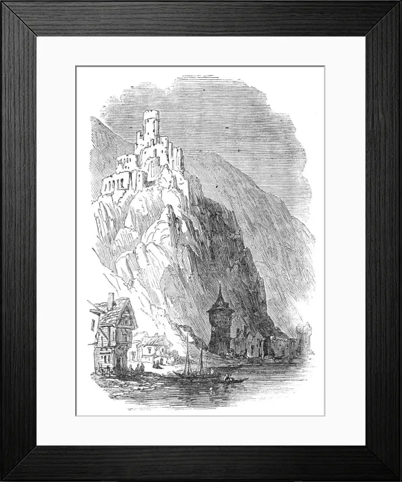 Framed Print : The Rhine: the Katz, 1864. Creator: Unknown Framed Print : The Rhine: the Katz, 1864. Creator: Unknown