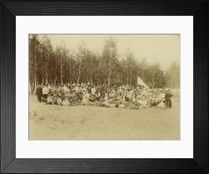 Framed Print : Excursion - a walk by participants of the playground of the Society for the Care of Primary... 1901 Creator: Unknown Framed Print : Excursion - a walk by participants of the playground of the Society for the Care of Primary... 1901 Creator: Unknown