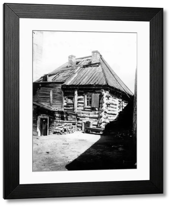 Framed Print : An ancient house in Krasnoyarsk, 1900. Creator: Unknown Framed Print : An ancient house in Krasnoyarsk, 1900. Creator: Unknown