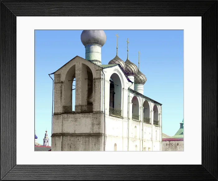 Framed Print : Bell tower of the Kremlin (built by Metropolitan Iona), Rostov Velikii, 1911. Creator: Sergey Mikhaylovich Prokudin-Gorsky Framed Print : Bell tower of the Kremlin (built by Metropolitan Iona), Rostov Velikii, 1911. Creator: Sergey Mikhaylovich Prokudin-Gorsky